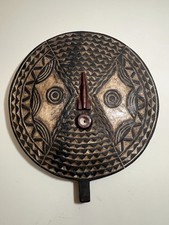 Antique rustic African sun mask Bwa mask 20