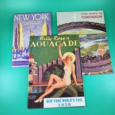 1939 New York World's Fair Billy Roses Aquacade World of Tomorrow Souvenir Album picture