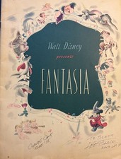 1940 Walt Disney FANTASIA Original Souvenir Program – Signed Claude Coats & Lee  picture