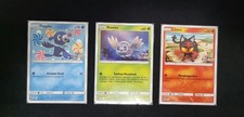 Pokemon Toys Kingdom 3 X Original Sealed Card Set Popplio Rowlet Litten picture