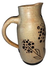Pretty Vintage Lundberg Pottery Picture Vase Dandelions picture