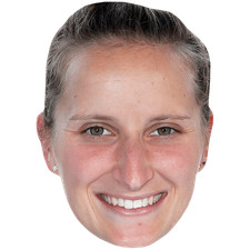 Markéta Vondroušová (Smile) Celebrity Mask, Flat Card Face, Fancy Dress Mask picture