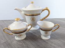 Authentic Presidential Seal Air Force One China RARE THREE-PIECE COFFEE SERVICE picture