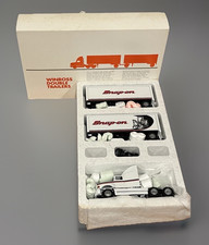 1992 RARE SNAP ON TOOL DEALERS WINROSS DOUBLE TRAILERS WITH TRUCK NEW IN BOX (6C picture