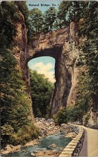 Natural Bridge Shenandoah National Park Virginia DB Cancel WOB Postcard picture