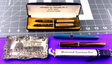Vintage Osmiroid Fountain pen England #2668 @ 2 Chanel #5 ink @ Capital Tray JA picture