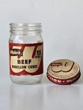 Wyler's 1951 2oz Beef Bouillon Cubes Jar picture