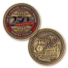 NEW U.S. Marine Corps 250th Anniversary Coin picture