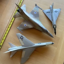 Vintage Military Aircraft Display Models Lot F-102 Delta US Navy Cold War Jets picture
