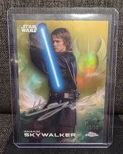 ​Hayden Christensen Signed Anakin Skywalker 2025 Topps Chrome Gold /50 JSA COA picture