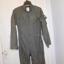 USAF USN Size 40R Coverall Flyers CWU-27-P Type 1 Class 1 Green 1590 picture