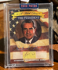 Richard Nixon 2020 POTUS A Word From POTUS Authentic Handwritten Word AWF-RN picture