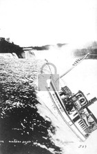 Exaggeration Maid of the Mist Ship Niagara Falls New York NY - Reprint picture