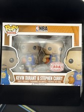 Funko Pop Sports NBA Kevin Durant+Stephen Curry 2PK Asia Exclusive with protect picture