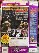Lot of 9 Vintage 90s Kellogg's Pop Culture Cereal Box Flats Star Wars Nick picture