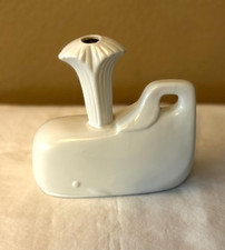 EUC Jonathan Adler Happy Chic Ceramic Whale Diffuser & Mini Flower Vase picture