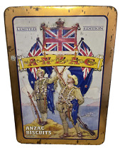 Anzac Vintage Limited Edition Empty Collectable Tin Container Display Decor ] picture