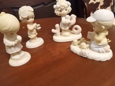 Precious Moments vintage- group of 4-all of them together for one price-perfect picture