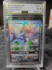 Mewtwo Gx Shiny SV59/SV94 CGC MINT 9.5 2019 Pokémon Hidden Fates picture
