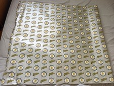 Vintage 1989 Christmas Wrapping Paper Gift Wrap Oakland Athletics Fanwrap 30x33” picture