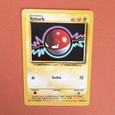 Pokémon TCG Base Set Voltorb #67/102 1999 English Wizards Std Keiji Kinebuchi picture