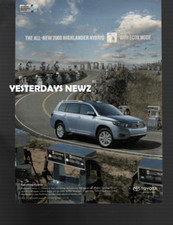 2008 Print Ad for Toyota Highlander Hybrid