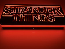 Light Up Stranger ThingsLed Light Up Decoration Sign Extra Large XL 9”-10” Wide picture