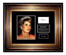Princess DIANA Hair Lock photo Signed letter Royal CHARITY Lady Di Memorabilia picture