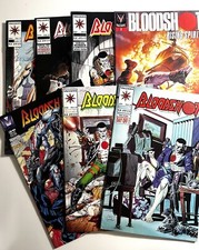 (7) Bloodshot/Rising Spirit Valiant Acclaim Comics 4, 8, 10-13 & 39 COMIC LOT picture
