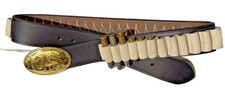 Fairweather Style Leather Cartridge BELT .45-70 (40-46 inch) BELT ONLY picture