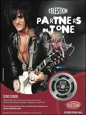 Steve Stevens Celestion G12 Vintage 30 guitar amp speakers 8 x 11 advertisement picture