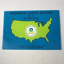 Environmental Radiation Monitoring & ERAMS Vintage 1970s Booklet Pamphlet EPA picture