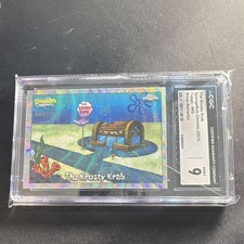 2025 Topps SpongeBob ChromeTheKrusty Krab #45🧽🦀Wave Refractor🧽🦀082 /175CGC9 picture