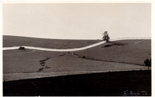 Running Fence by Christo & Jeanne-Claude California Art 1976 RPPC Postcard Photo picture