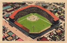 St Louis Missouri Sportsman's Park Baseball Game Postcard COPY #75711 picture