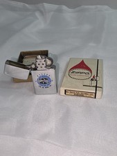 Vintage 1970s Zippo Slim Lighter Zodiac Pisces No 1502 Boxed Set Paperwork 75 picture