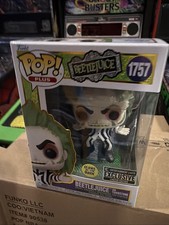 GLOW Funko Pop Plus: Beetlejuice on Tombstone (Glow) EE Exclusive 1757 picture