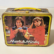 Vintage 1979 Mork & Mindy Metal Lunchbox and Plastic Thermos Set picture