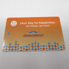 Howard Johnson's Motel Hotel Key Card HoJo Orange Blue picture