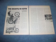 1971 Montesa Cota Vintage Motorcycle Info Article