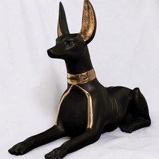 Ancient Egyptian Anubis Statue Antique Rare Pharaonic God Mythology Unique BC picture