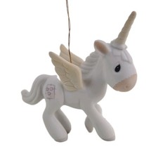 🚨 Precious Moments Enesco Ornament 1982 E-2371 Unicorn Figurine Christmas Rare picture