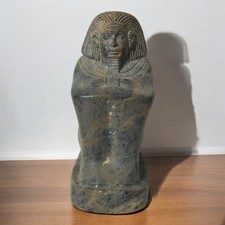 Ancient Egyptian Scribe Hieroglyphic Rare Antique Pharaonic Unique Statue BC picture