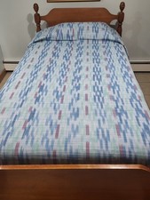 Vintage Narda's 80 X 100 Handwoven & Hand-Dyed Twin Bedspread Phillipines picture