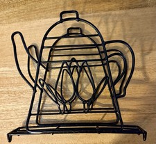 Napkin Holder Teapot With Tulip Design picture