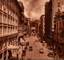 Los Angeles CA West Third Street Postcard picture
