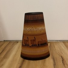 Diane & JR Aragon Acoma Laguna Pueblo Etched Pottery Vase Signed 2001 NM picture