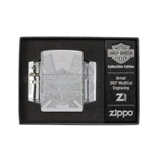 Zippo Lighter 2022 Harley Davidsion Limited Edition Armor 49814 Free 5 Gifts picture