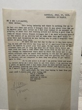WWI 1918 American Expeditionary Forces (AEF) Soldier Letter - 462nd Aero Sqdr picture