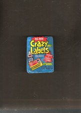 1979 FLEER  ALL NEW CRAZY LABELS  1ST SERIES WRAPPER picture